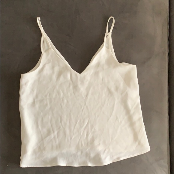 River Island Camisole Tank atop Size 6 Cream White - Picture 5 of 5